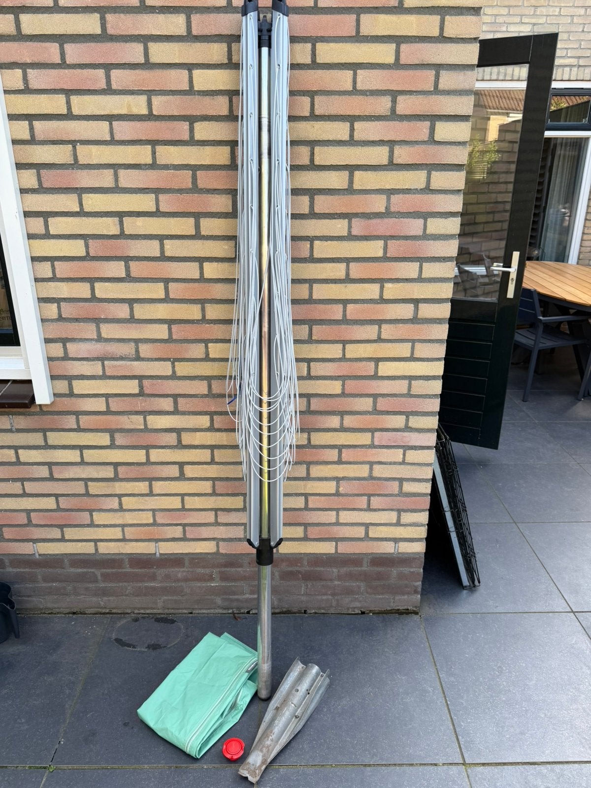 Brabantia Topspinner 50 meter droogmolen, Ophalen, Zo goed als nieuw, Droogmolen