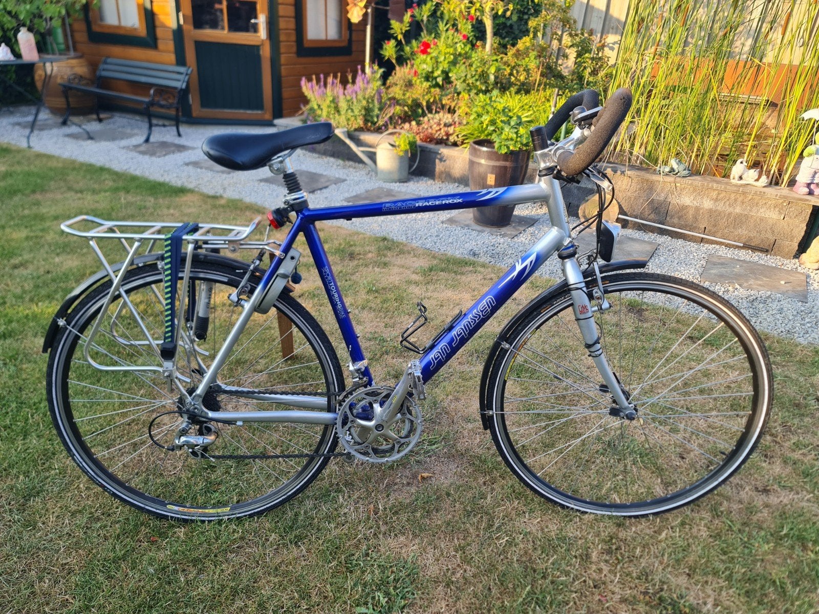 Sporttouringbike Jan Janssen Racerox - Shimano 9 speed, Gebruikt, Velgrem, 57 tot 61 cm, Ophalen