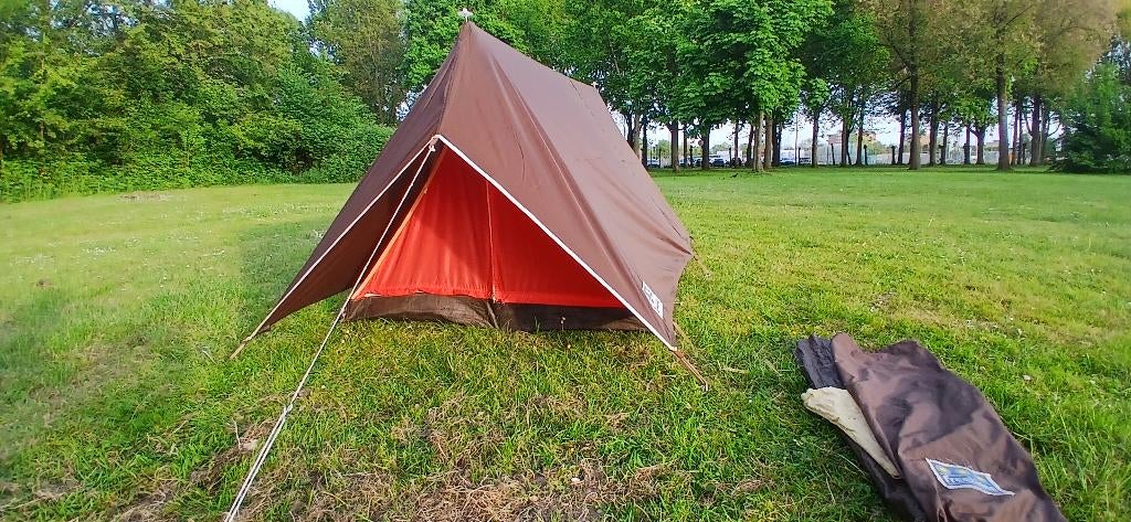 Freetime vintage tent, Caravans en Kamperen, Tenten, Ophalen, Gebruikt, Tot en met 2