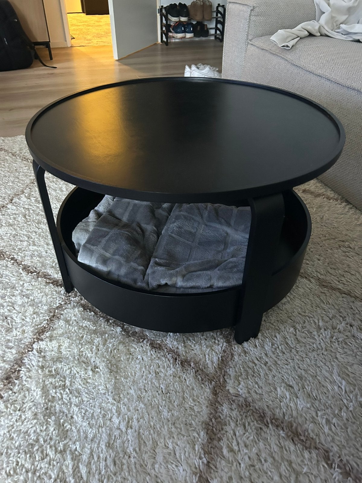 Salontafel Borgeby, Huis en Inrichting, Tafels | Salontafels, Ophalen, Zo goed als nieuw, Rond, 50 tot 100 cm