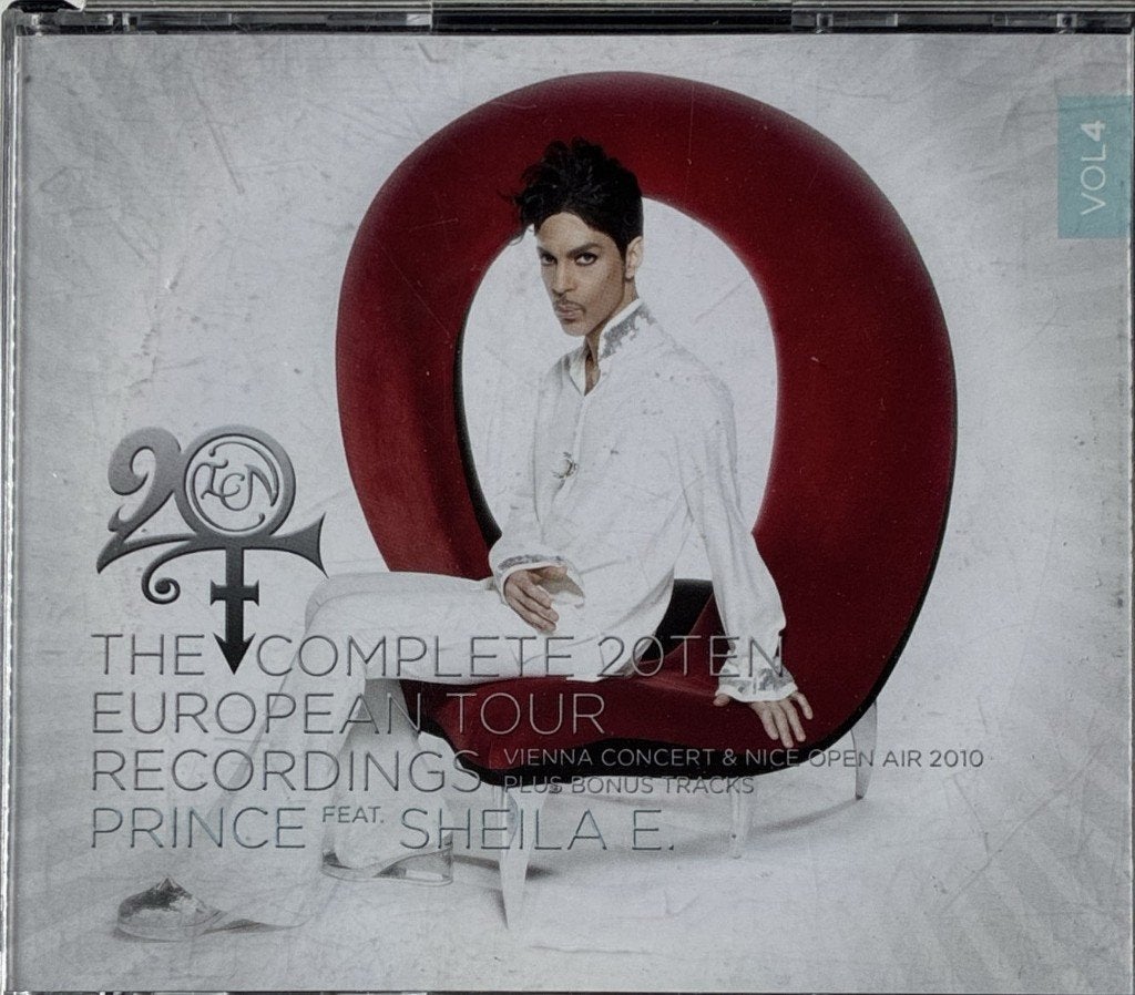 Prince - 20Ten European Tour vol. 4 (4cd bootleg), Gebruikt, Met bonustracks, Live-album, Verzenden