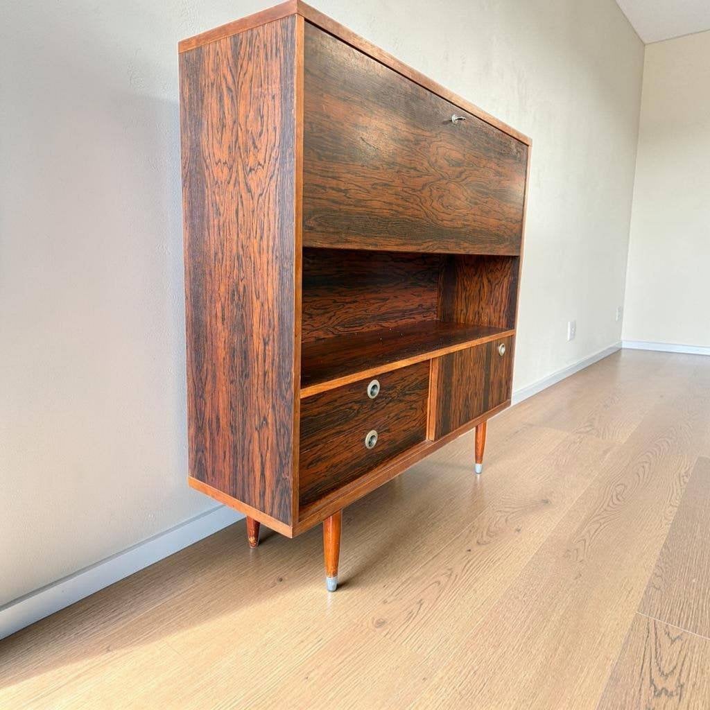 Vintage houten palissander commode/ kast / dressoir, Ophalen, Utrecht