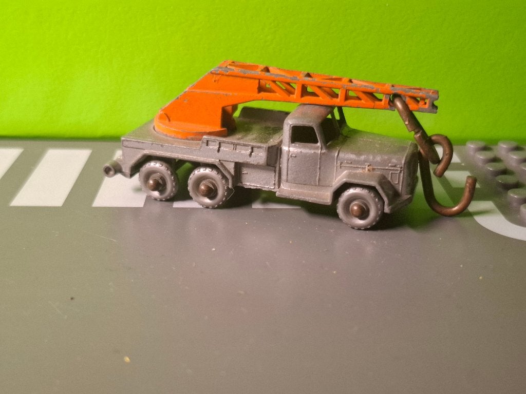 Matchbox 30 - Magirus-Deutz Crane Truck [grijs] 1/120, Ophalen of Verzenden, Gebruikt, Bus of Vrachtwagen