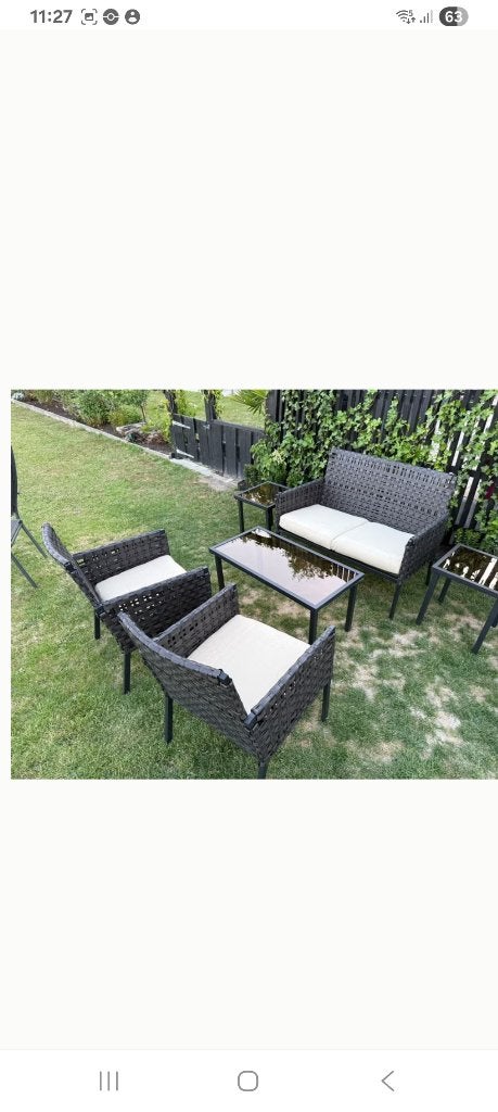 Mooie nieuwe tuinset, Tuin en Terras, Tuinsets en Loungesets, Nieuw, Ophalen of Verzenden, Tuinset, Bank