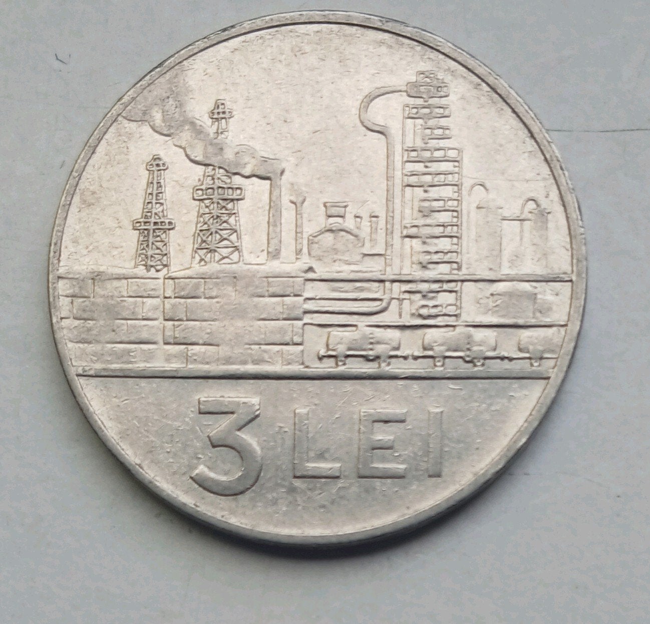3 Lei munt Roemenië 1966, Ophalen of Verzenden, Overige landen