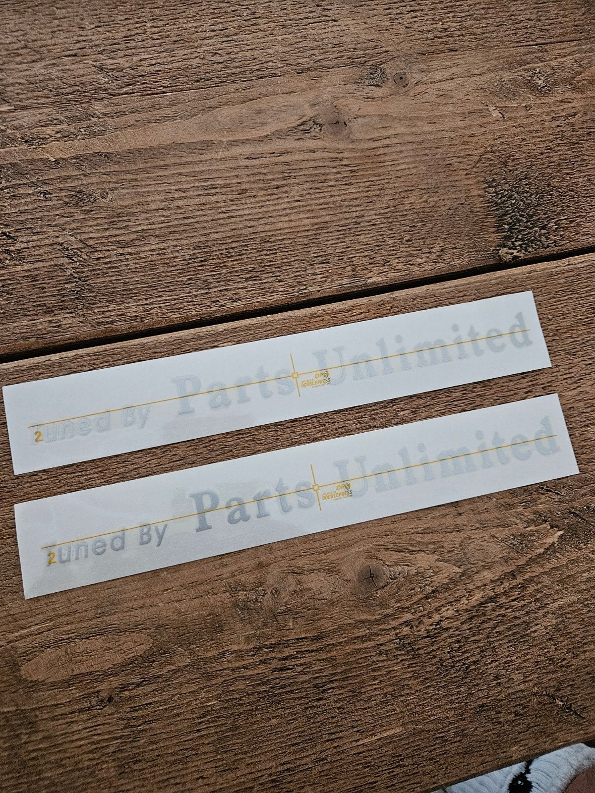 Tuned by Parts Unlimited stickers, Ophalen of Verzenden, Zo goed als nieuw