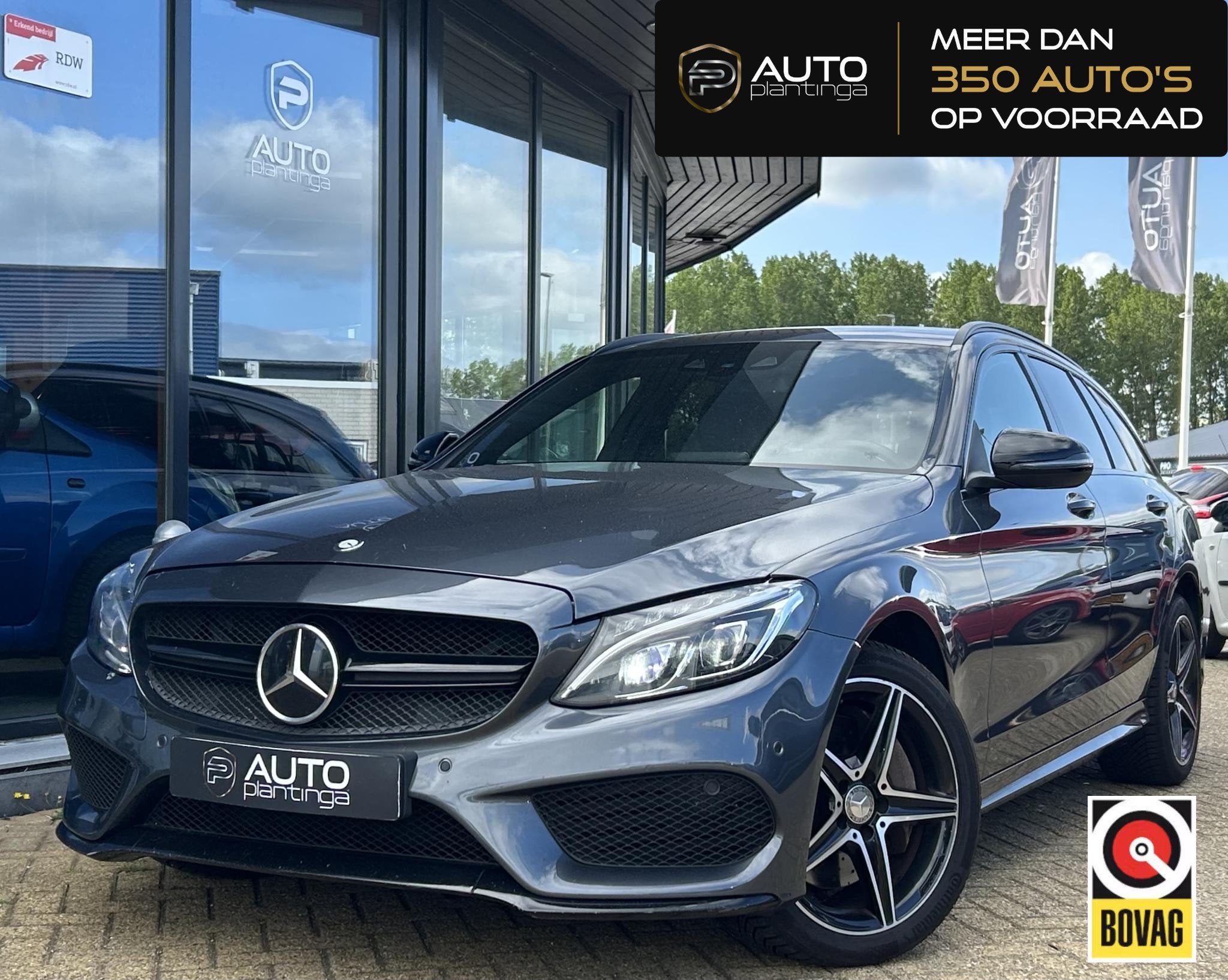 Mercedes-Benz C-klasse Estate 400 4MATIC Prestige 333PK | AM, Auto's, 2996 cc, Automatische klimaatregeling, Vierwielaandrijving