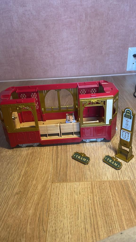 Sylvanian families tram, Ophalen of Verzenden, Zo goed als nieuw