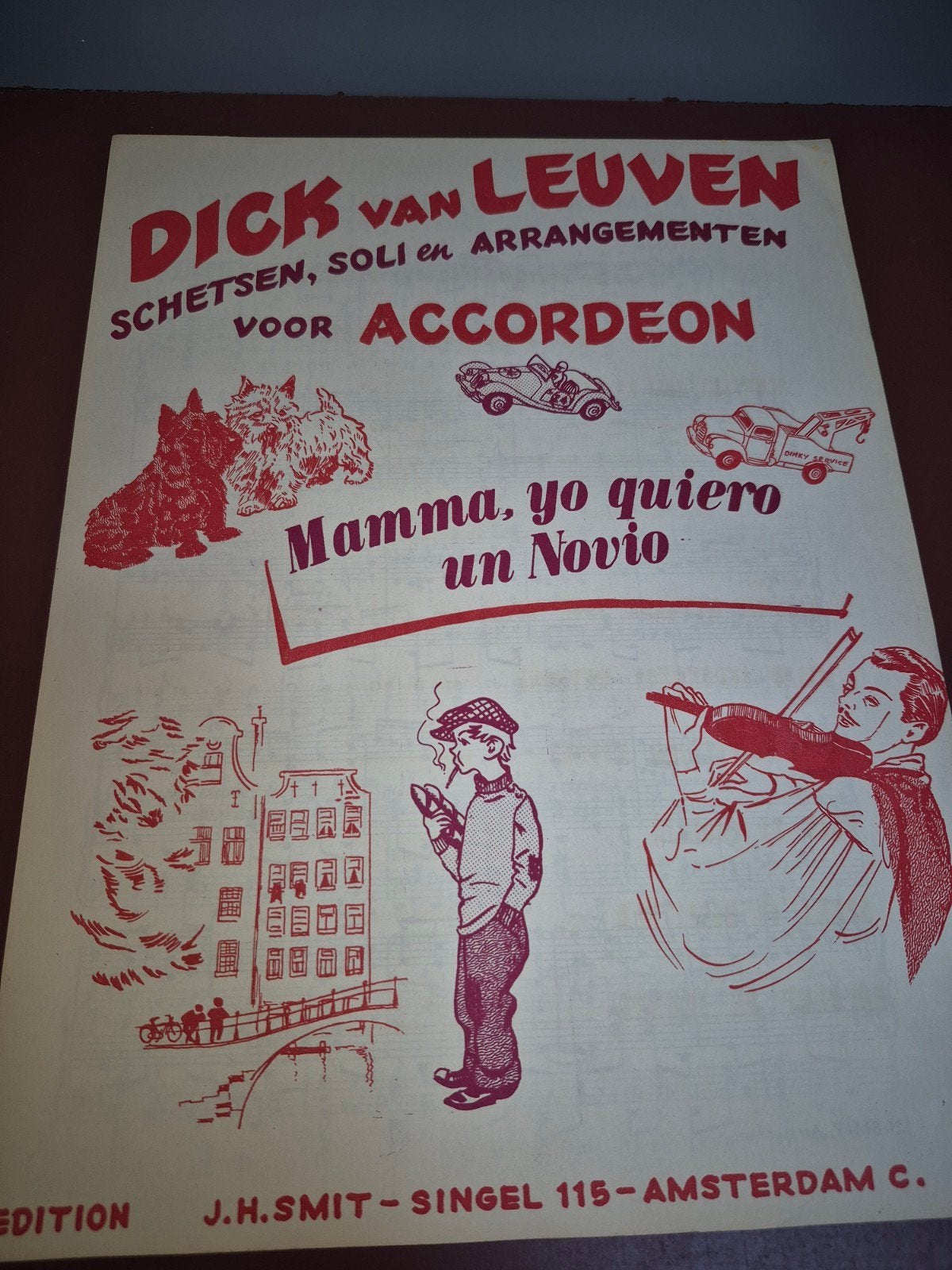Mamma, yo quiero un Novio - Accordeon bladmuziek, Muziek en Instrumenten, Bladmuziek, Ophalen of Verzenden