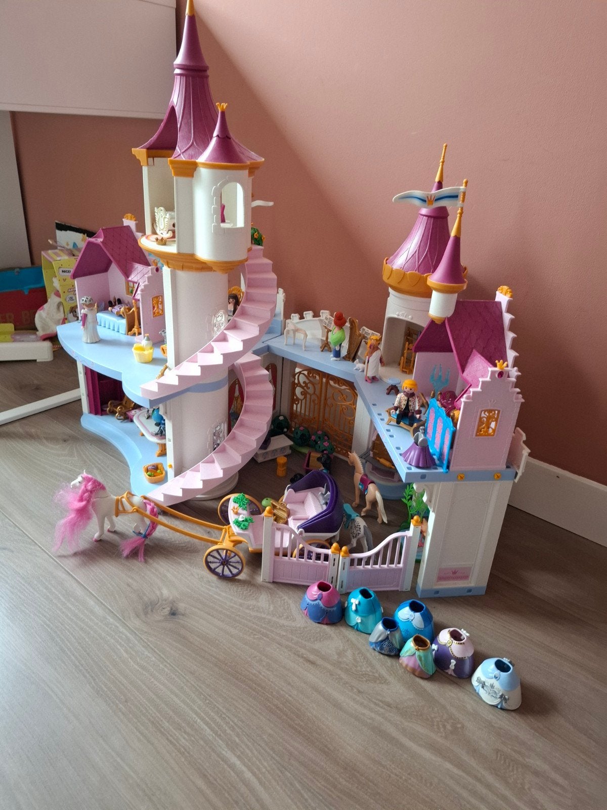 Playmobil kasteel, Kinderen en Baby's, Ophalen of Verzenden, Gebruikt, Poppenhuis