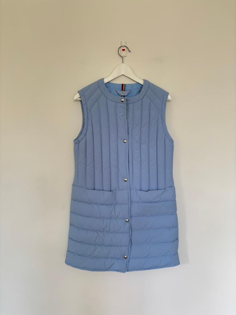 Quilted bodywarmer Tommy hilfiger 36/s, Ophalen of Verzenden, Zo goed als nieuw, Maat 36 (S), Blauw