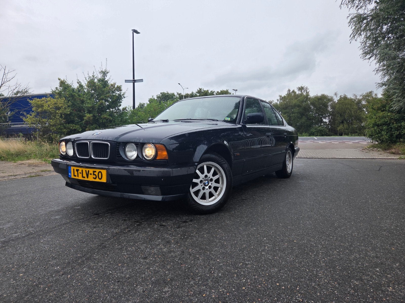 BMW 5-Serie 2.5 I 525 1995 Petrol Mica, Achterwielaandrijving, 2494 cc, 700 kg, Blauw