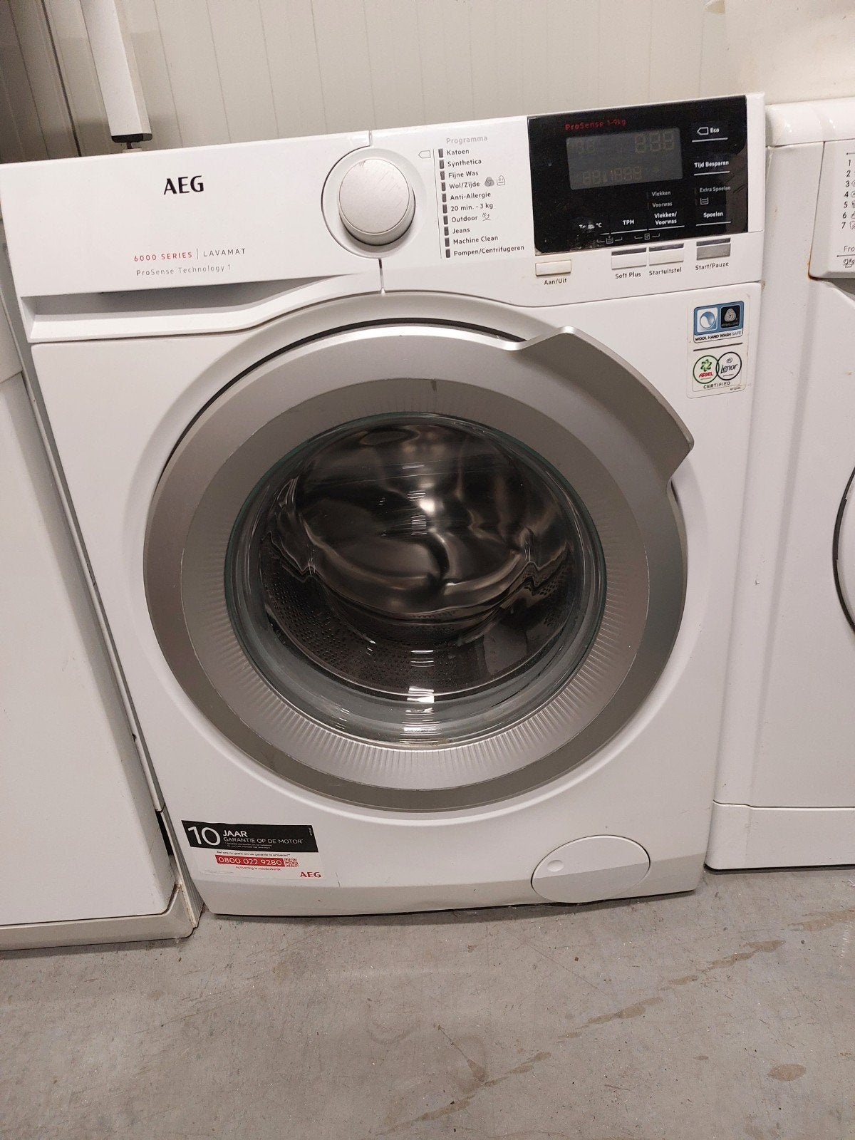 aeg wasmachine, Witgoed en Apparatuur, Ophalen of Verzenden, 1200 tot 1600 toeren, 85 tot 90 cm