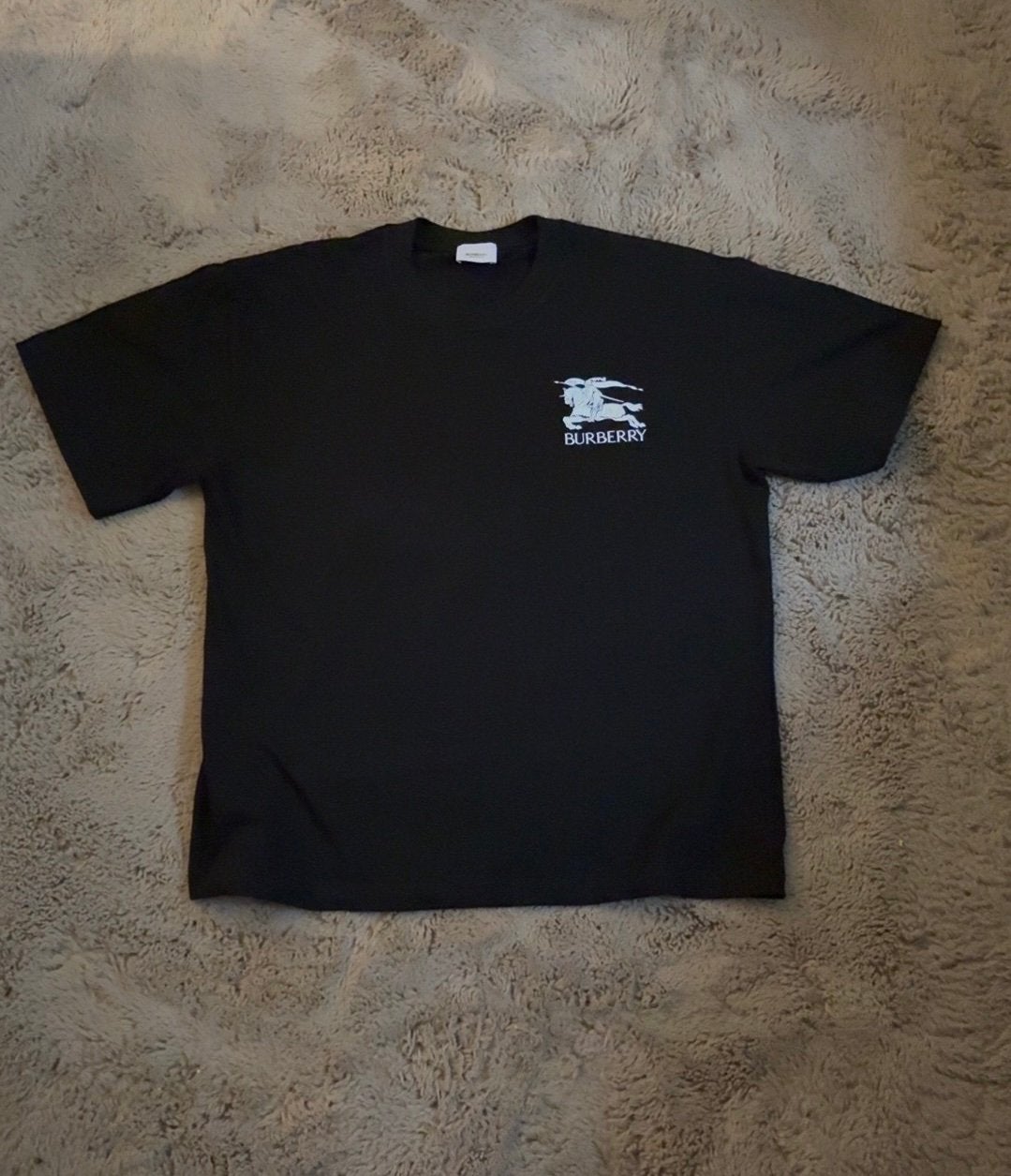 BURBERRY T-shirt, Kleding | Heren, T-shirts, Verzenden, Nieuw, Zwart