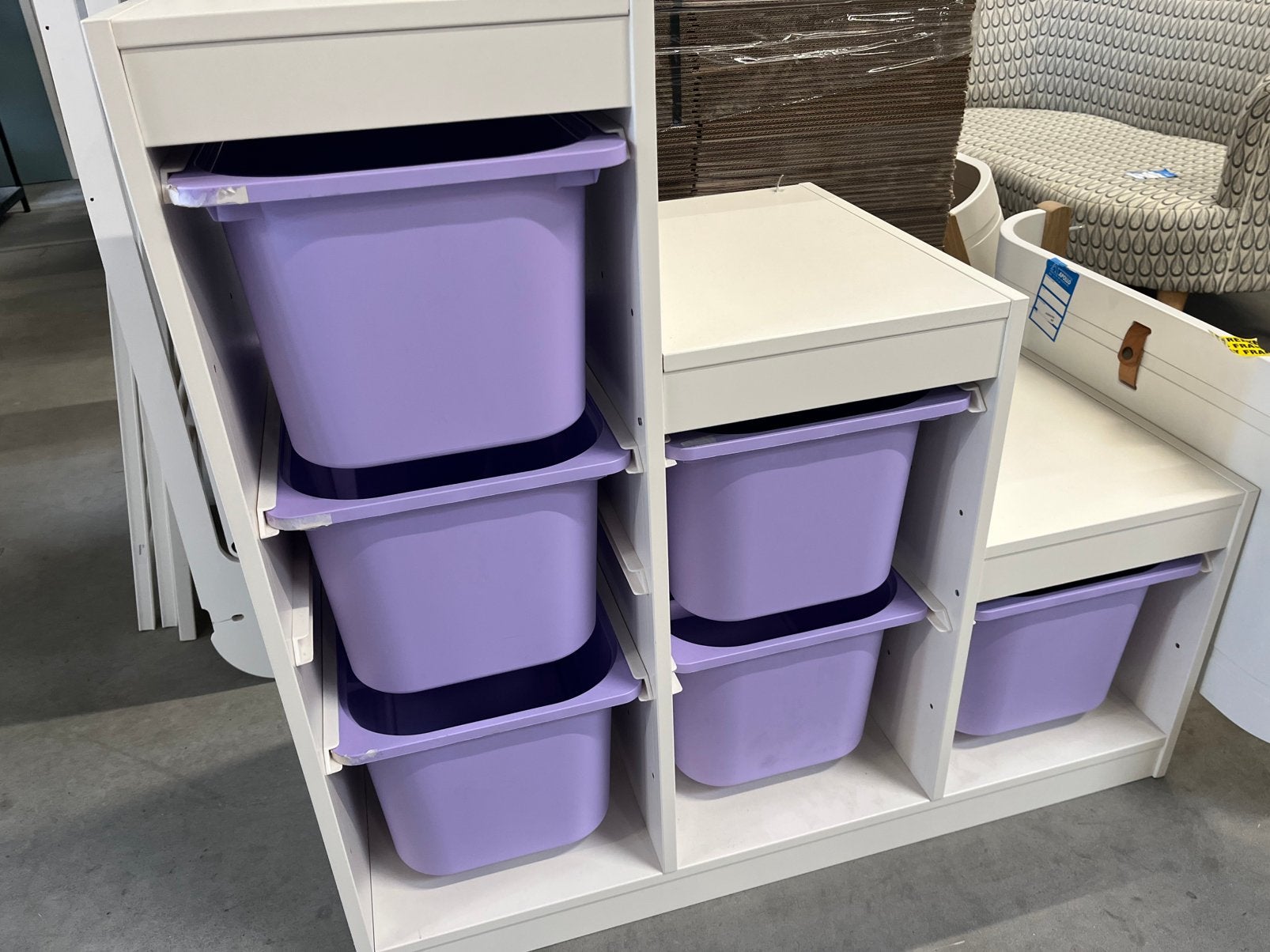 IKEA TROFAST Trapkast Wit - Opbergmeubel voor Kinderkamer, Ophalen, Gebruikt, Kast, 75 tot 100 cm