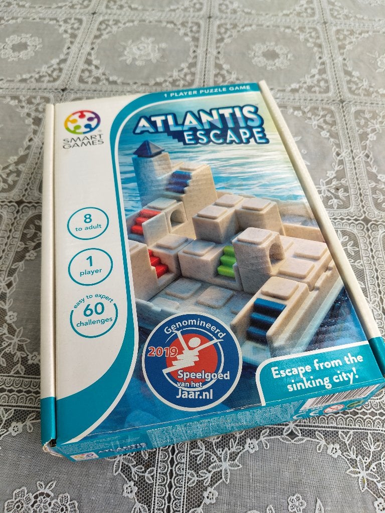 Smart Game Atlantis Escape, Ophalen, Minder dan 500 stukjes, Zo goed als nieuw, Rubik's of 3D-puzzel