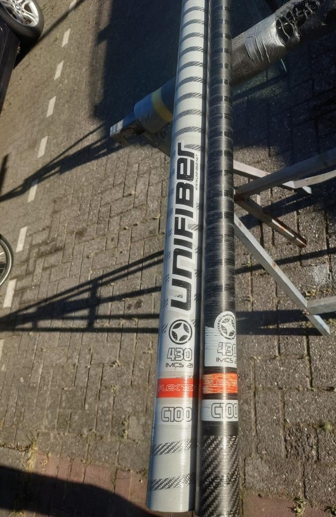 Unifiber mast 100% Carbon Flextop SDM, Watersport en Boten, Windsurfen, Zo goed als nieuw, Mast, Ophalen of Verzenden