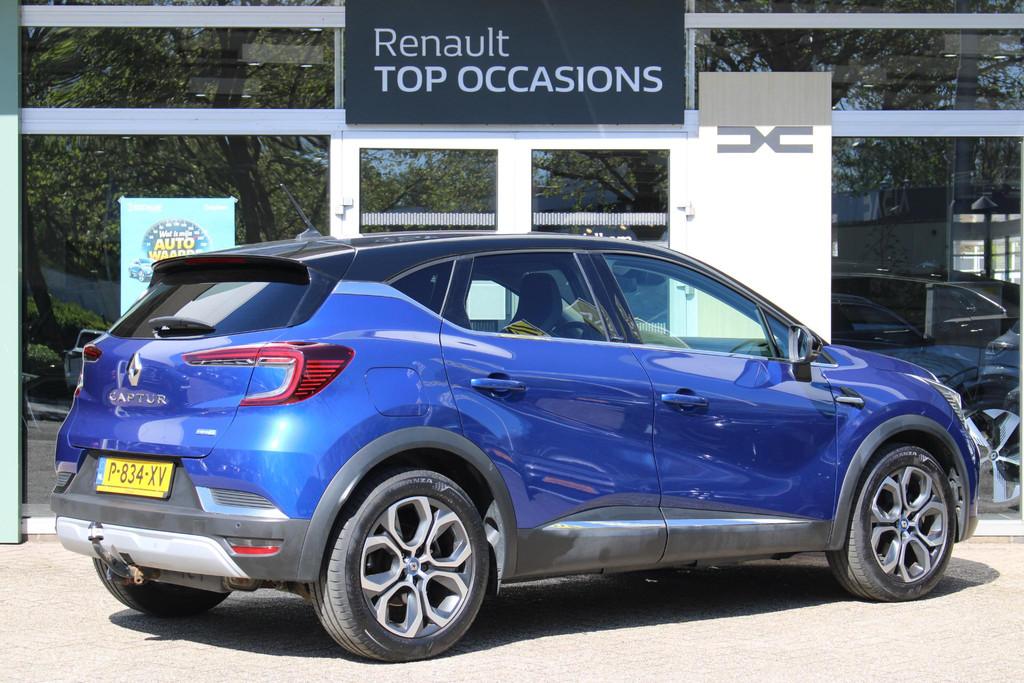 Renault Captur 1.6 E-Tech Plug-in Hybrid 160 Intens Trekhaak, Auto's, Renault, Gebruikt, 4 cilinders, Met garantie (alle), Blauw