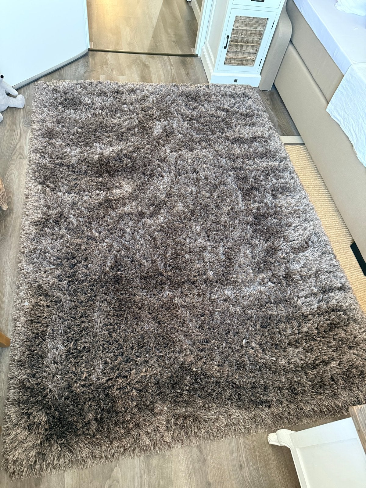 Rivièra Maison Cecil Hoogpolig Vloerkleed - Black (160x230cm, Ophalen, Zwart, 150 tot 200 cm, 200 cm of meer