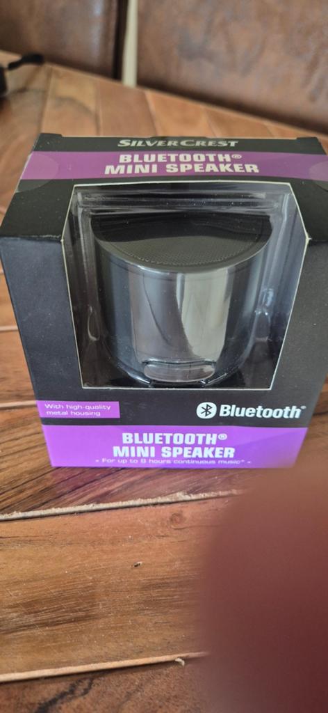 Nieuwe Silvercrest Bluetooth Mini Speaker - Ongeopend, Overige typen, Nieuw, Minder dan 60 watt, Ophalen