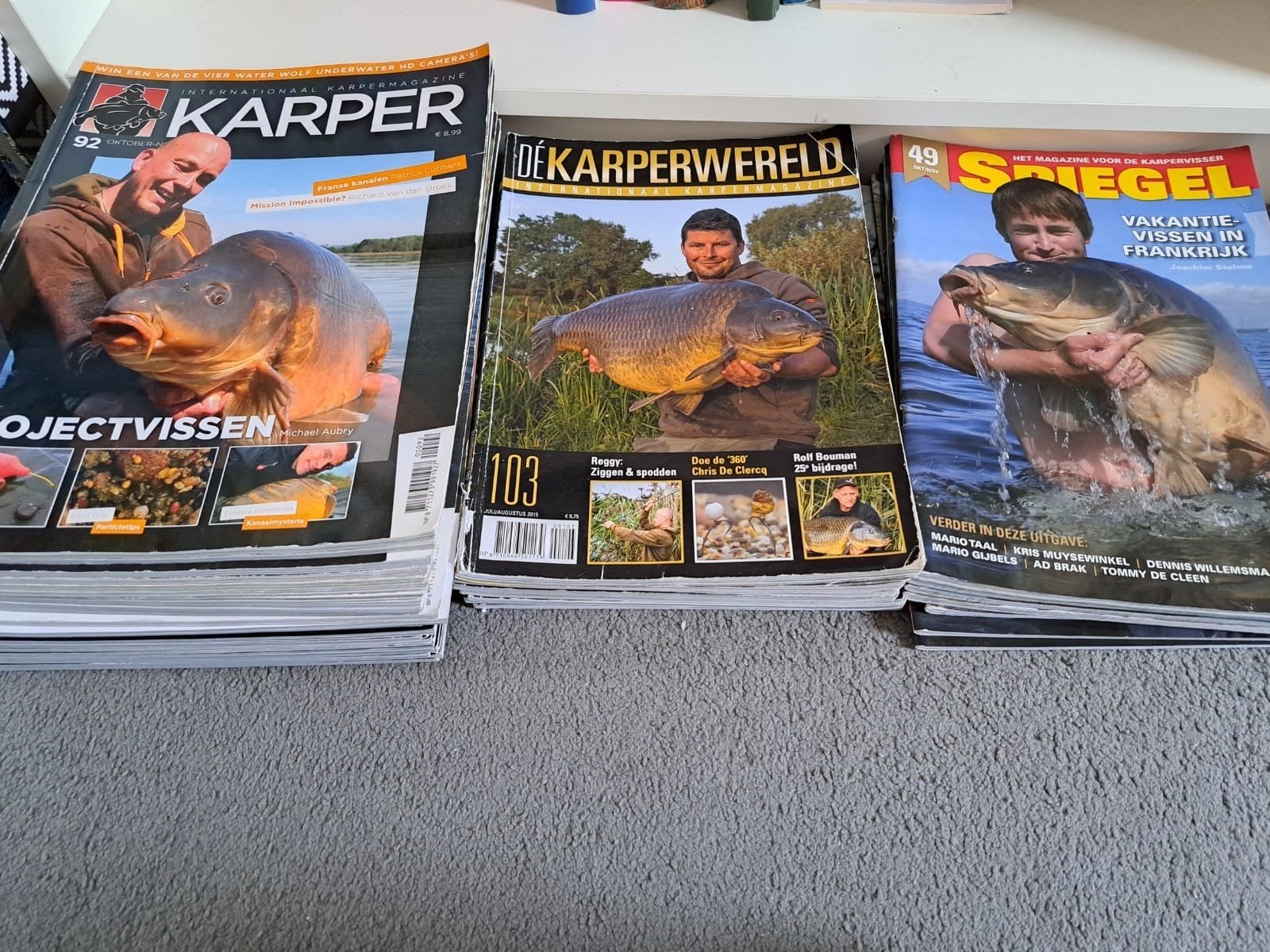 karpervissen  tijdschriften en dvd's, Ophalen, Overige typen