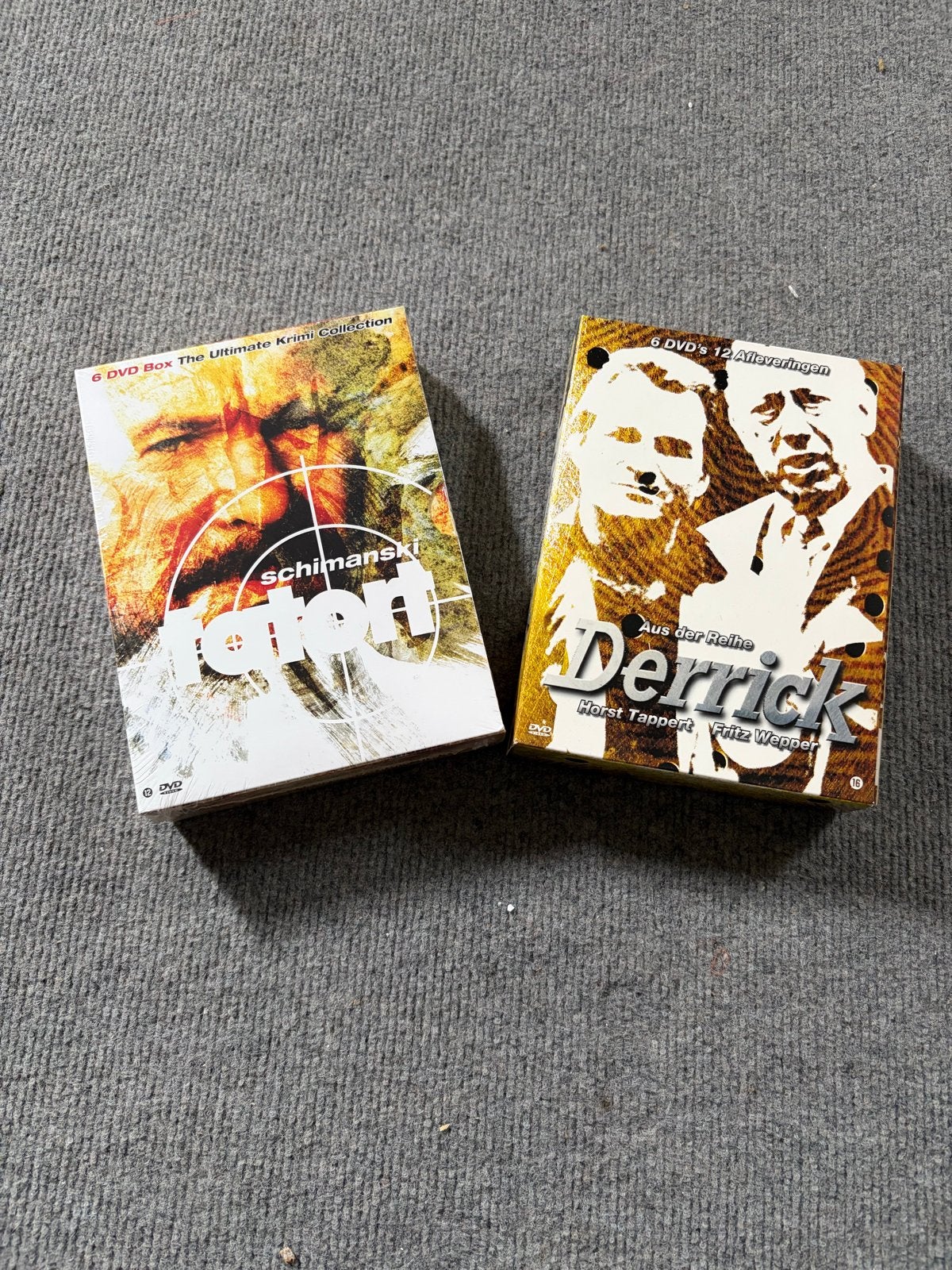 Schimanski en Derrick DVD Boxen - Krimi Collectie, Gebruikt, Nederlands, Duits, Ophalen of Verzenden