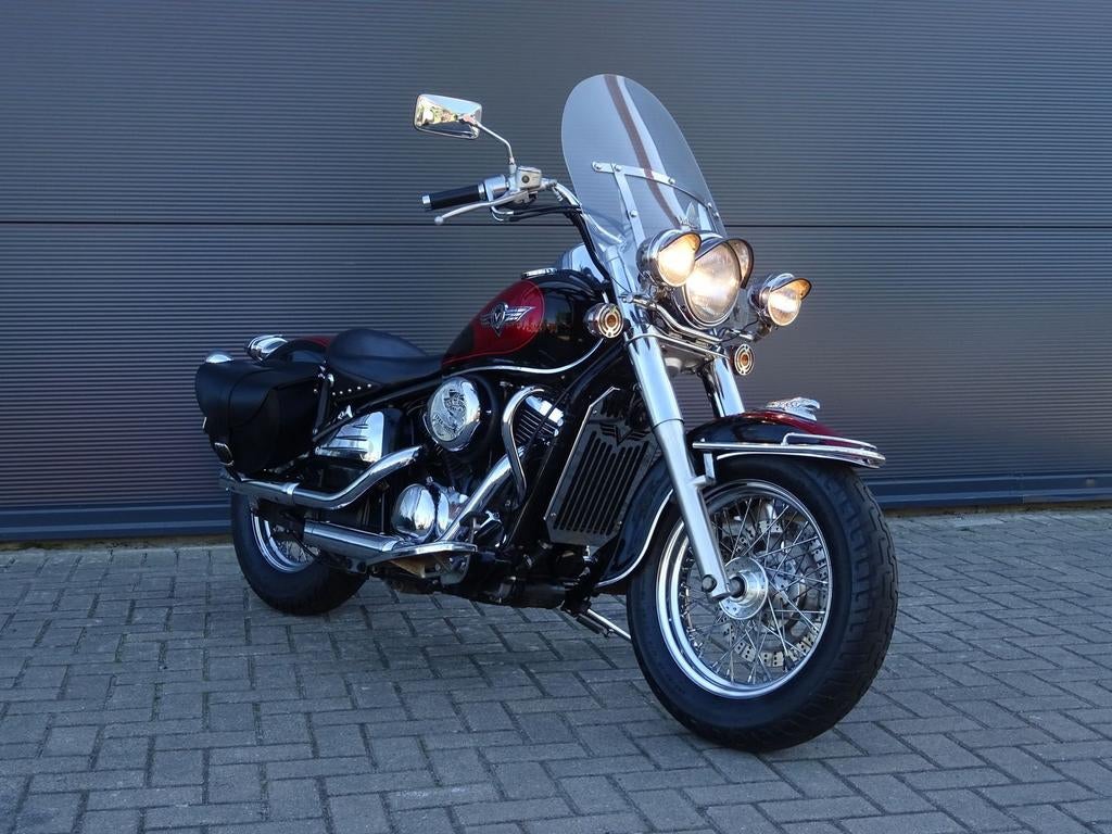 KAWASAKI VN 800 CLASSIC 2001 zeer nette staat VN800 chopper, 2 cilinders, 805 cc, Bedrijf, Onbekend
