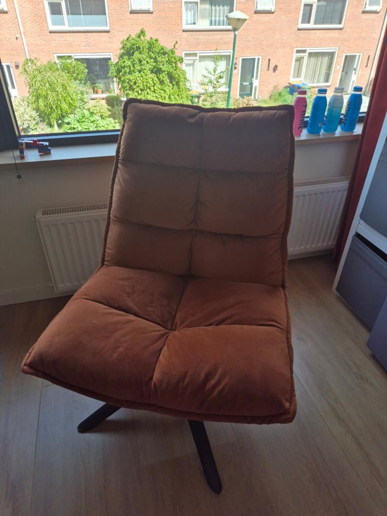 Draai fauteuil (Leenbakker) - Comfortabel en stijlvol, Modern, Comfortabel, Gebruikt, 75 tot 100 cm, Ophalen of Verzenden