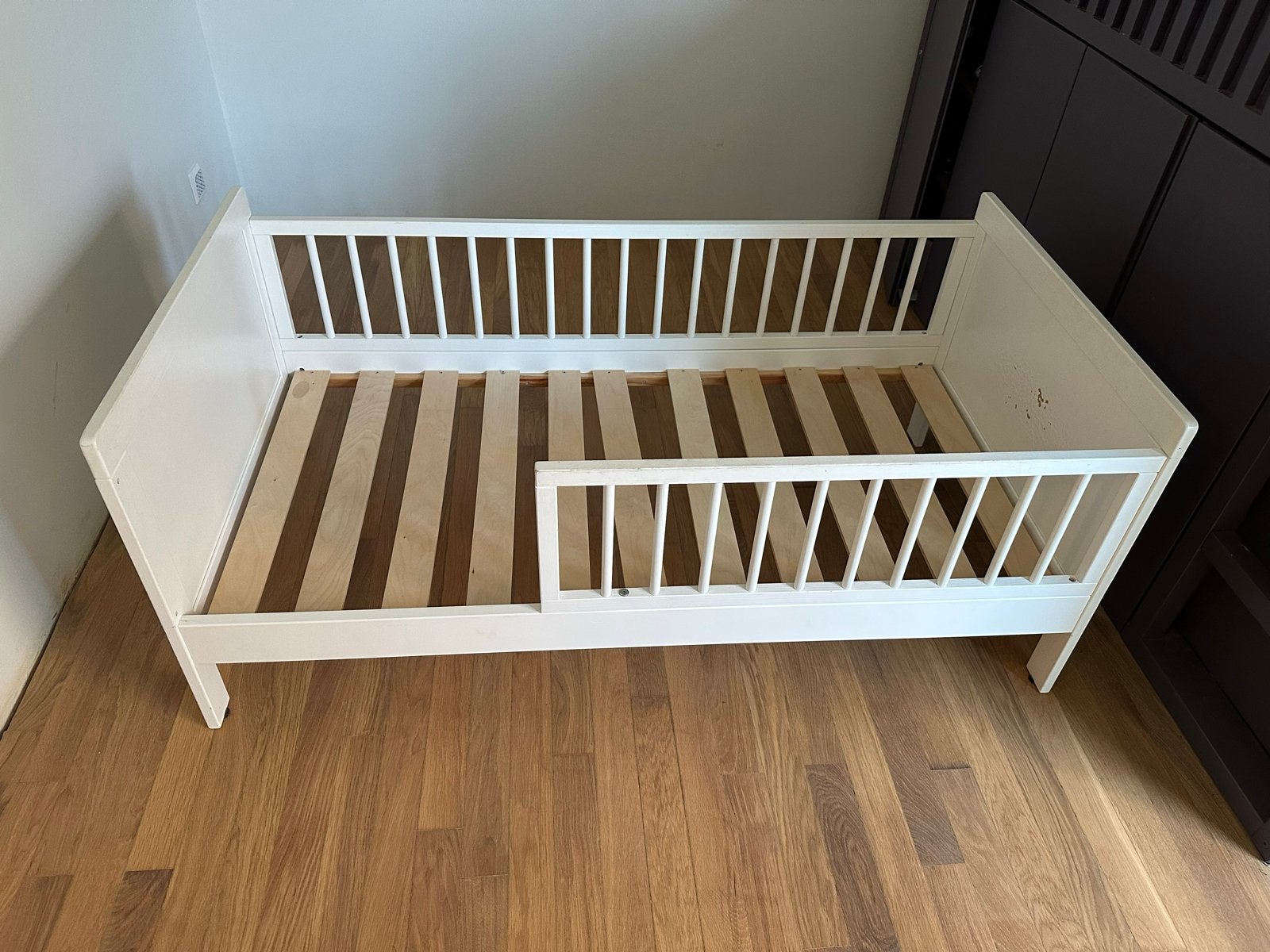 Peuterbed Petit Amelie - Wit, Kinderen en Baby's, Ophalen, Gebruikt, 70 tot 85 cm, 140 tot 160 cm