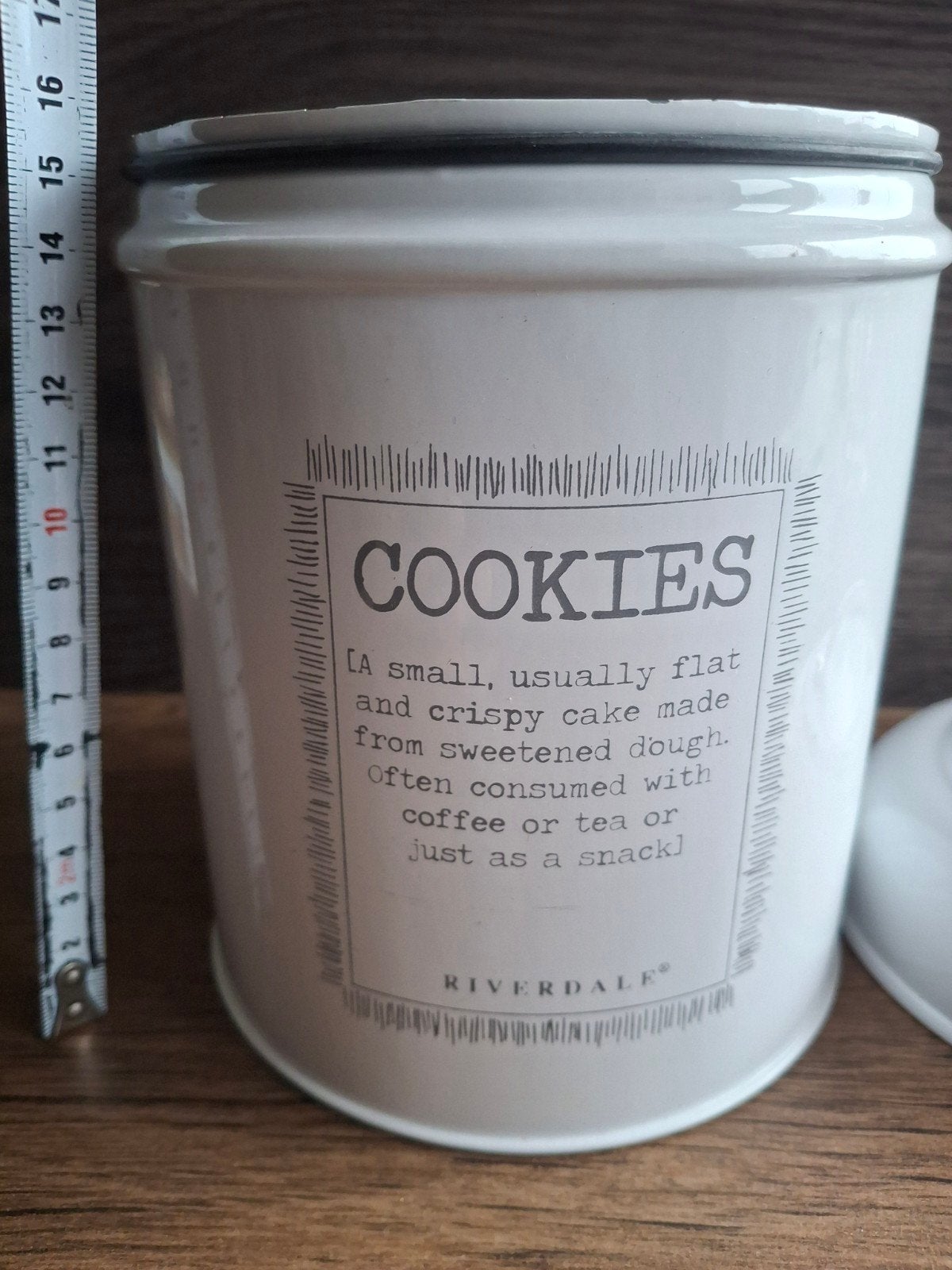 Nieuw
Riverdale cookies (koekjes) trommel
Blik is 16 cm hoog, Ophalen of Verzenden, Nieuw, Overige, Overige merken