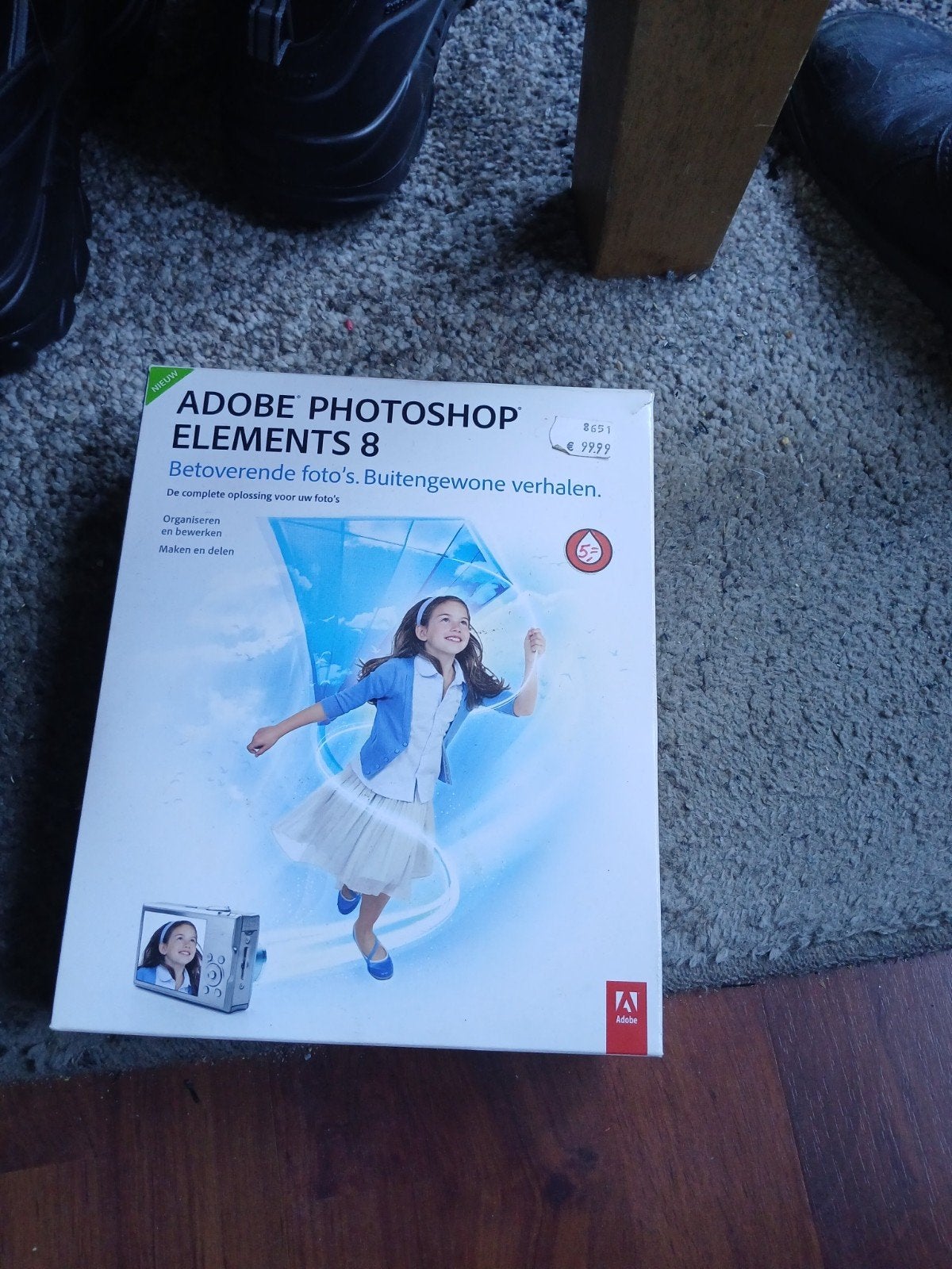 Adobe Photoshop Elements 8.0, Computers en Software, Ophalen, Gebruikt, Windows