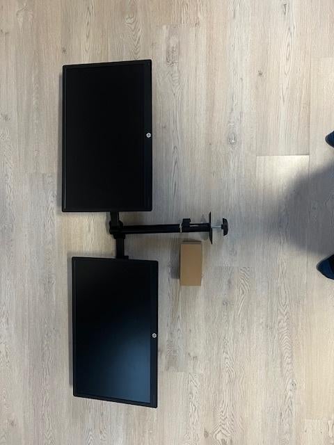 monitor met beugel, Computers en Software, Monitoren, Gebruikt, 60 Hz of minder, HDMI, In hoogte verstelbaar, Kantelbaar, Overige typen