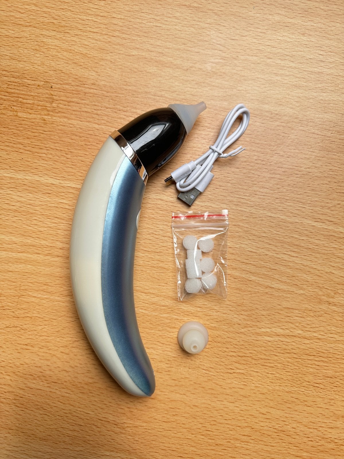 Baby neusreiniger blauw | Neuspeer | elektrisch | USB C, Overige merken, Overige typen, Ophalen of Verzenden, Zo goed als nieuw