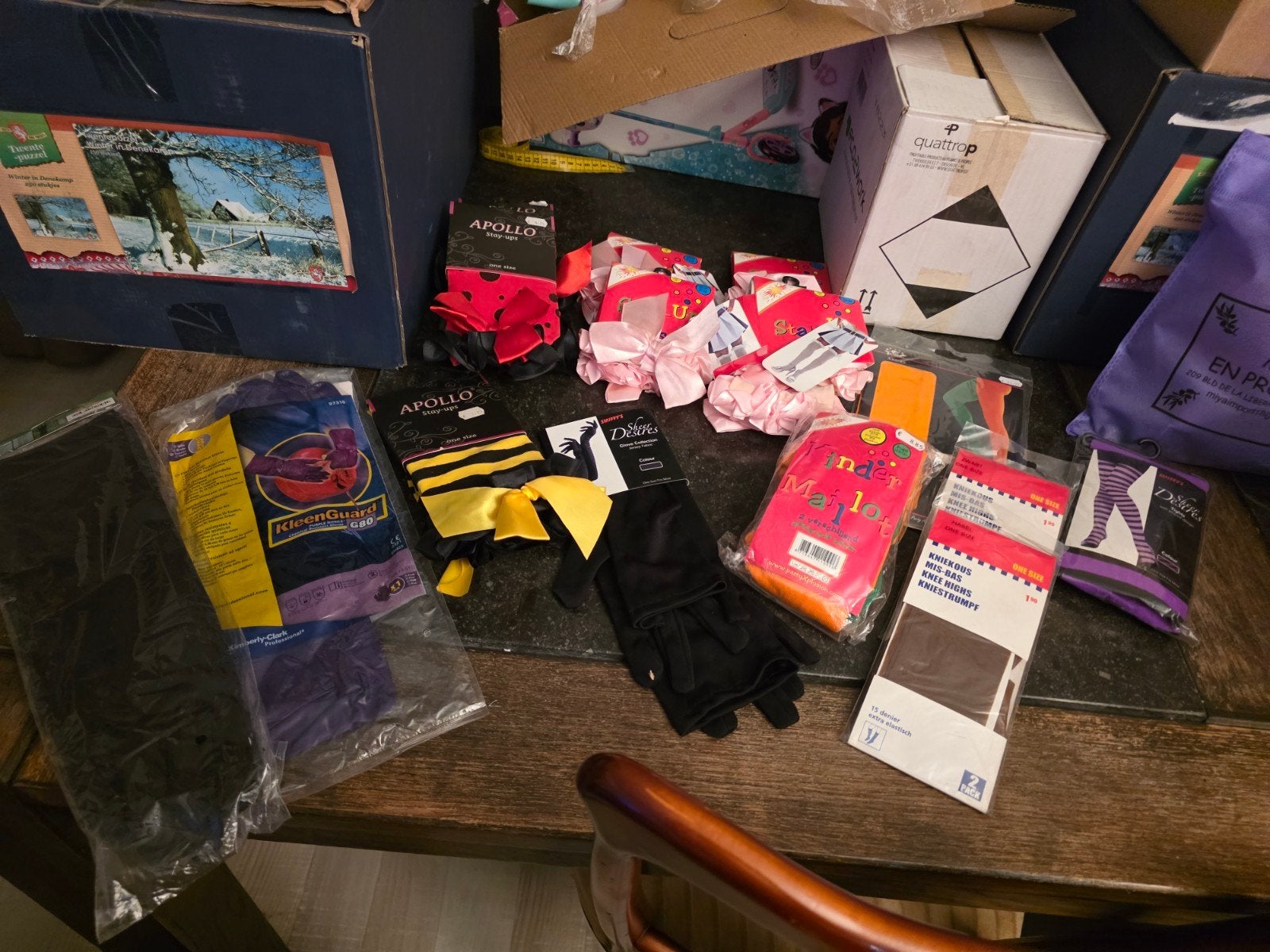 Diverse nieuwe panty's, maillots en bikini rokjes, Meerkleurig, Diverse, Nieuw, Overige maten