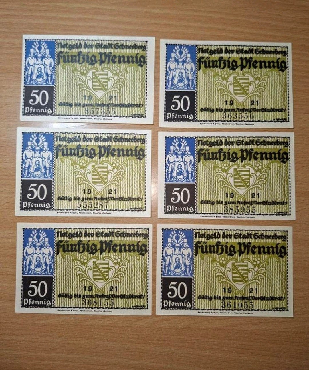 Duits Notgeld Schneeberg Noodgeld, Ophalen of Verzenden