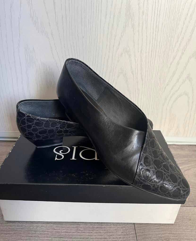 Zwarte vintage Karis damesschoenen, Ophalen of Verzenden, Zo goed als nieuw, Zwart