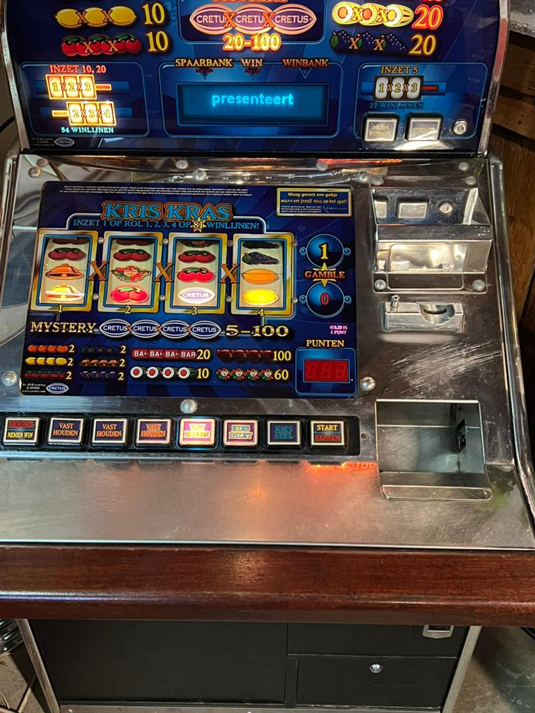 Casino Halkast met topkast op Euros, Verzamelen, Automaten | Gokkasten en Fruitautomaten, Ophalen, Zo goed als nieuw, Nvt, Nvt
