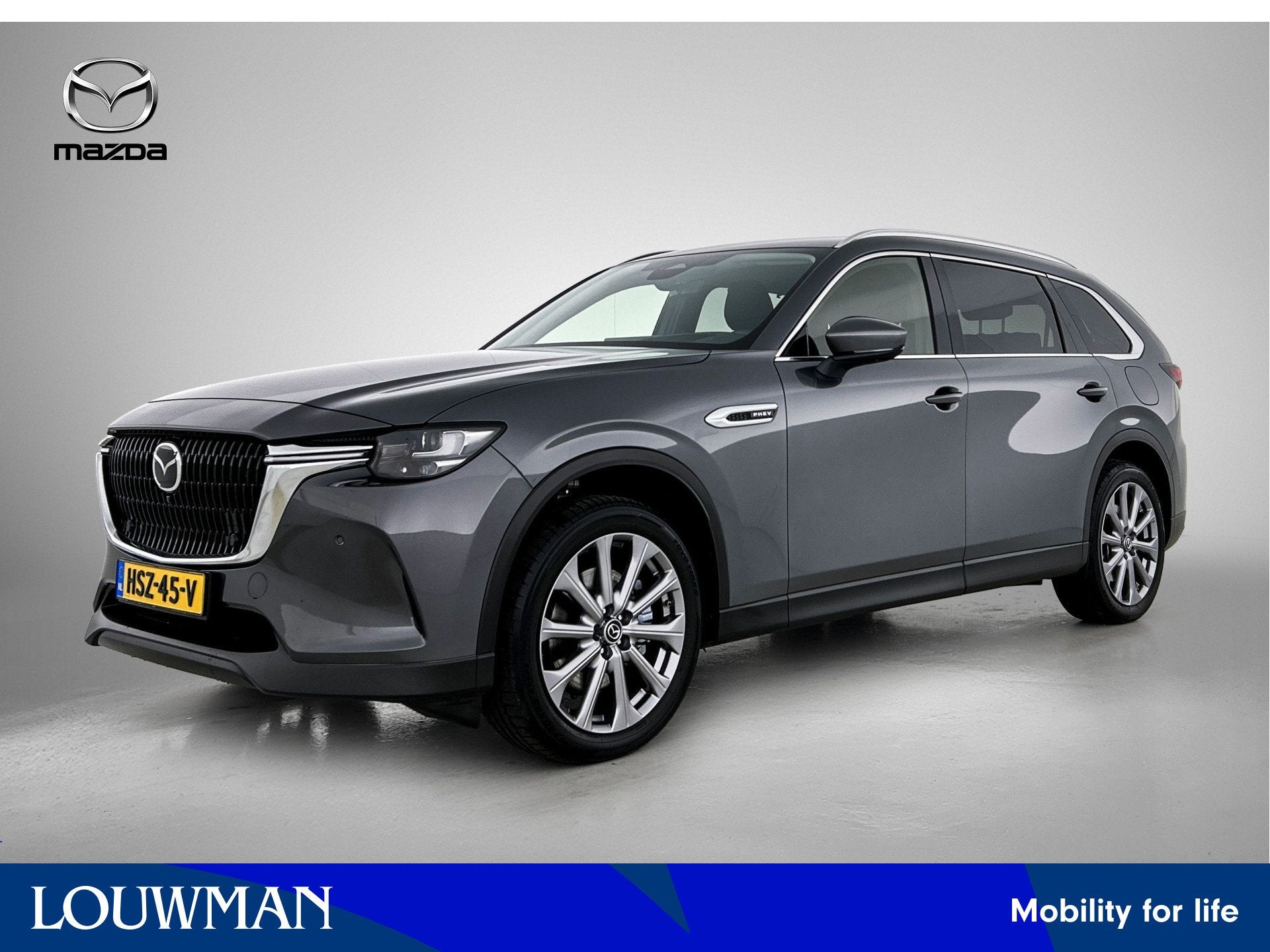 Mazda CX-80 2.5 e-SkyActiv PHEV Exclusive-Line | Bose | Elek, Auto's, Mazda, Bedrijf, Te koop, CX-80, 360° camera, 4x4, ABS, Achteruitrijcamera
