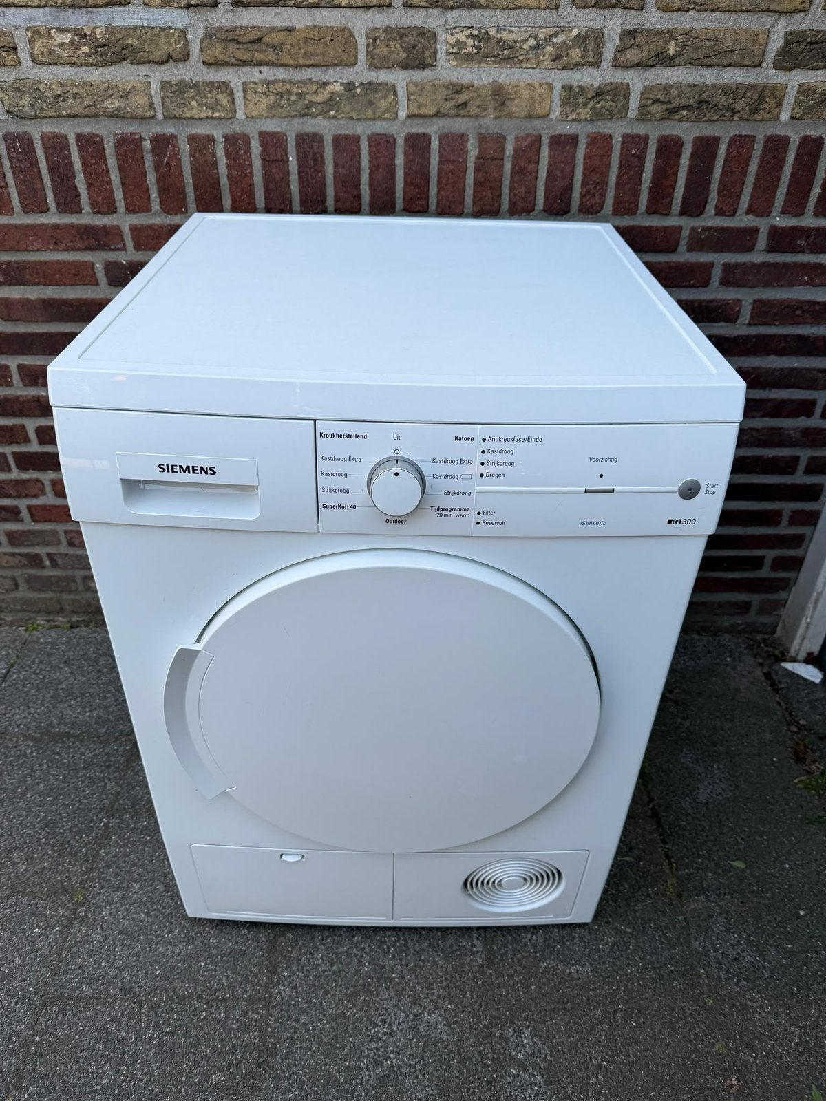 Siemens (bosch) 8KG condensdroger, Ophalen, 8 tot 10 kg, Zo goed als nieuw, 85 tot 90 cm