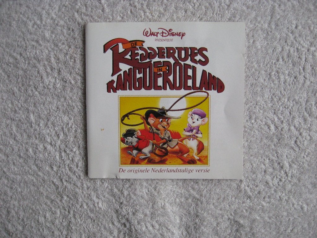 Walt Disney - De Reddertjes in Kangoeroeland (origineel), Boeken, Ophalen of Verzenden, Walt Disney, Cd