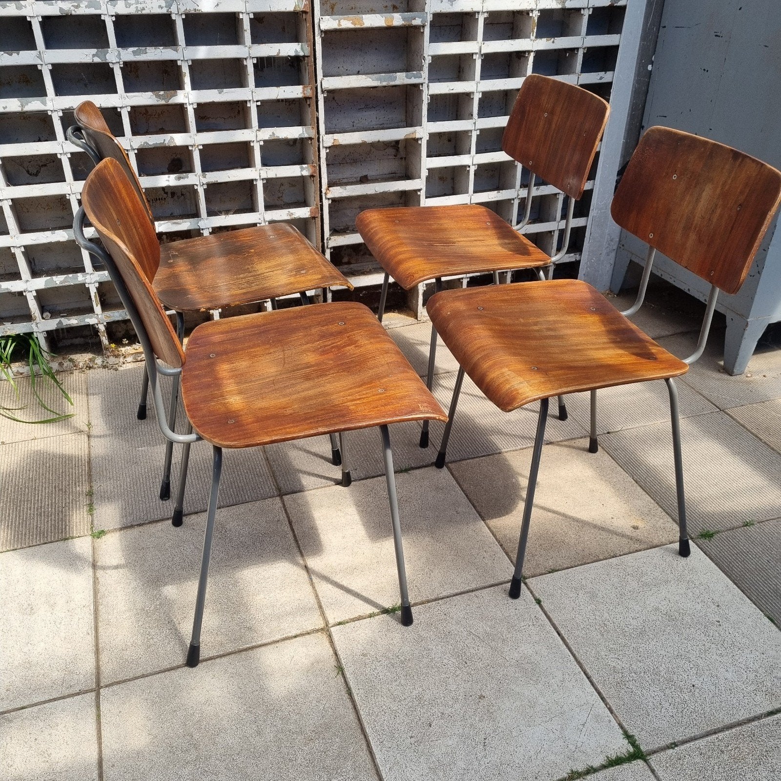 Gispen Cordemeijer 1262 set van 4 uit 1960, Ophalen, Gebruikt, Vier
