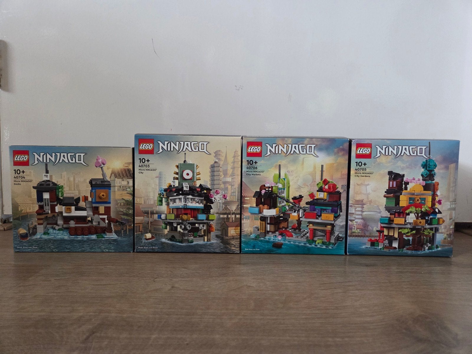 LEGO Micro Ninjago - 40703 + 40704 + 40705 + 40706, Lego, Nieuw, Ophalen of Verzenden, Compleet