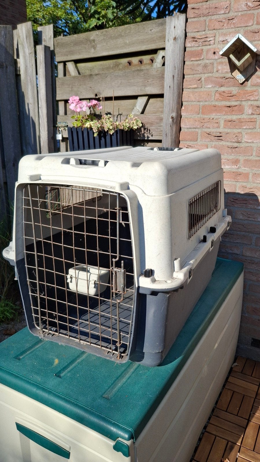 Reiskennel transportbox hond geschikt voor vliegtuig, Dieren en Toebehoren, Ophalen, Gebruikt