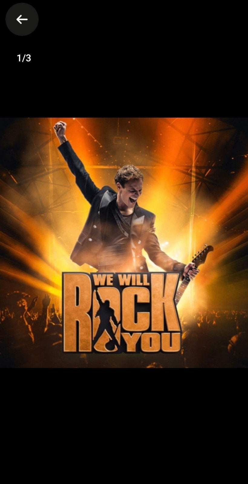 We will rock you musical 15 augustus 20.00 delamar 2 kaarten, Tickets en Kaartjes, Twee personen, Augustus, Toneel