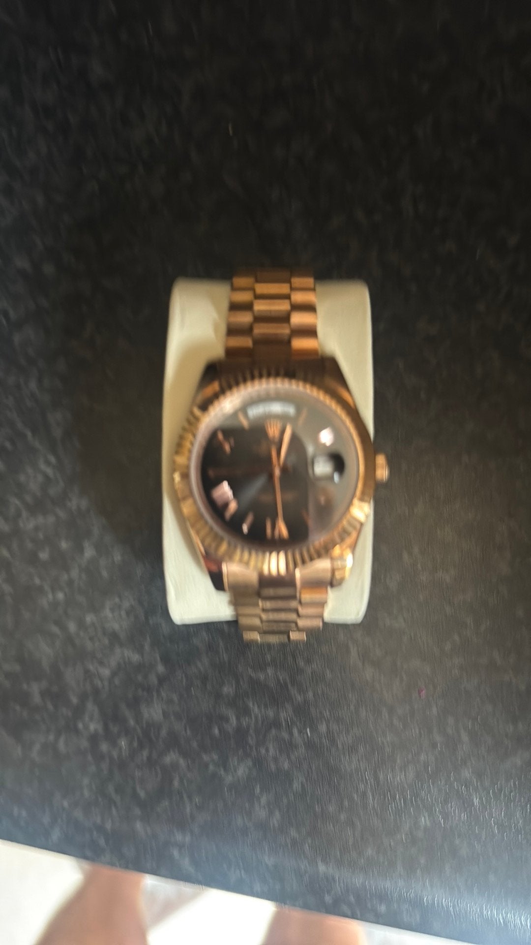 Gedragen rose gouden rolex, Sieraden, Tassen en Uiterlijk, Horloges | Heren, Ophalen of Verzenden, Zo goed als nieuw, Goud, Rolex