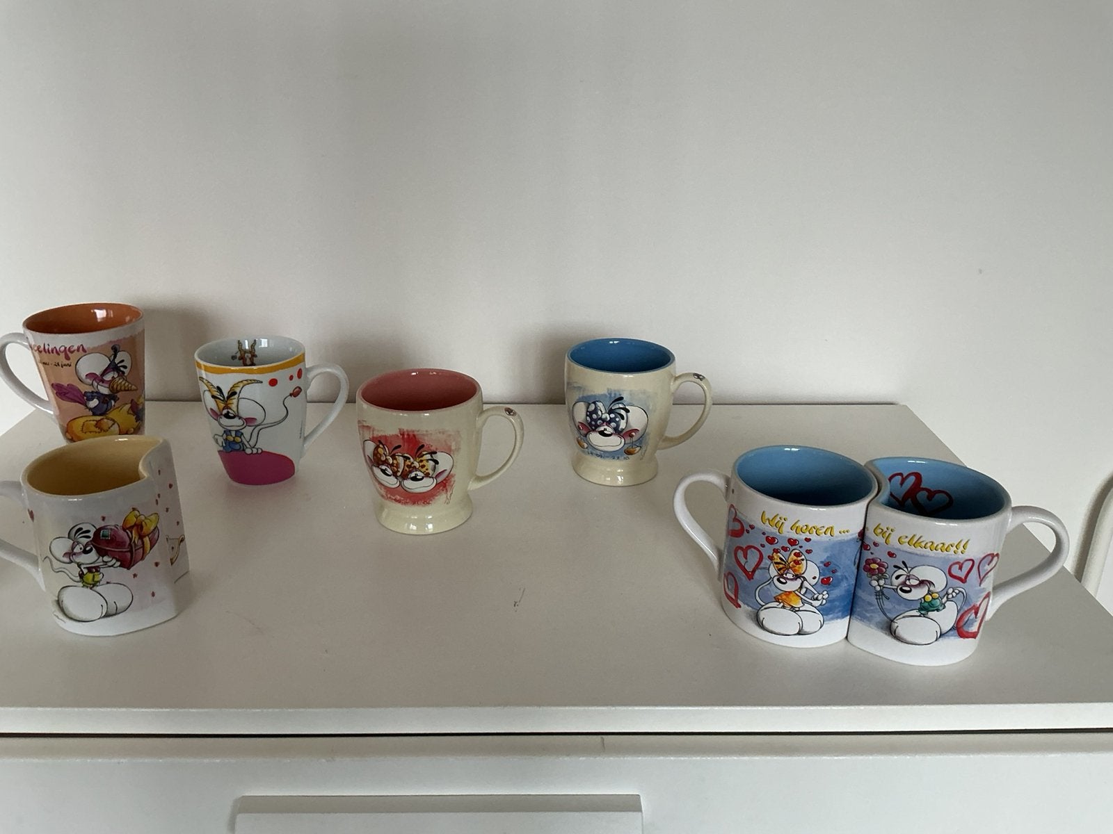Diddl mokken, Verzamelen, Ophalen of Verzenden, Diddl, Zo goed als nieuw, Servies