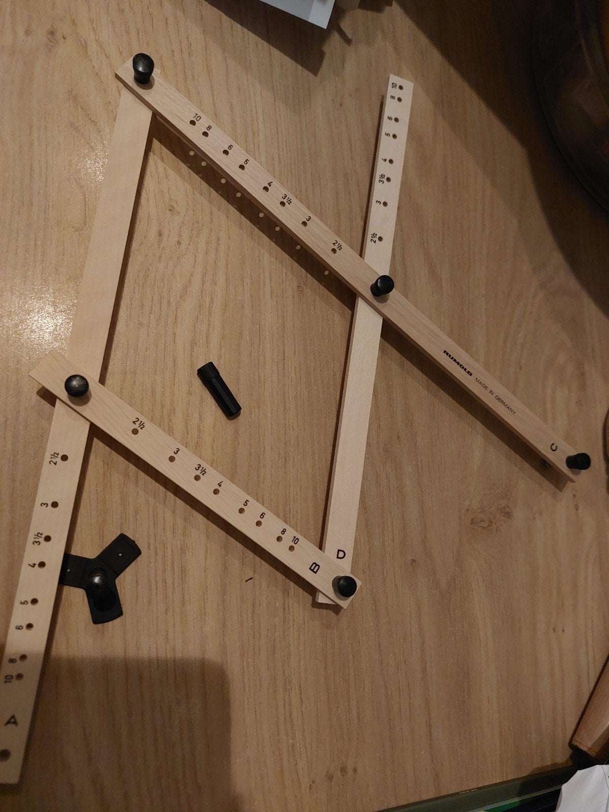 Rumold Pantograaf P4 34 cm met oplegger, Ophalen of Verzenden, Zo goed als nieuw, Overige typen