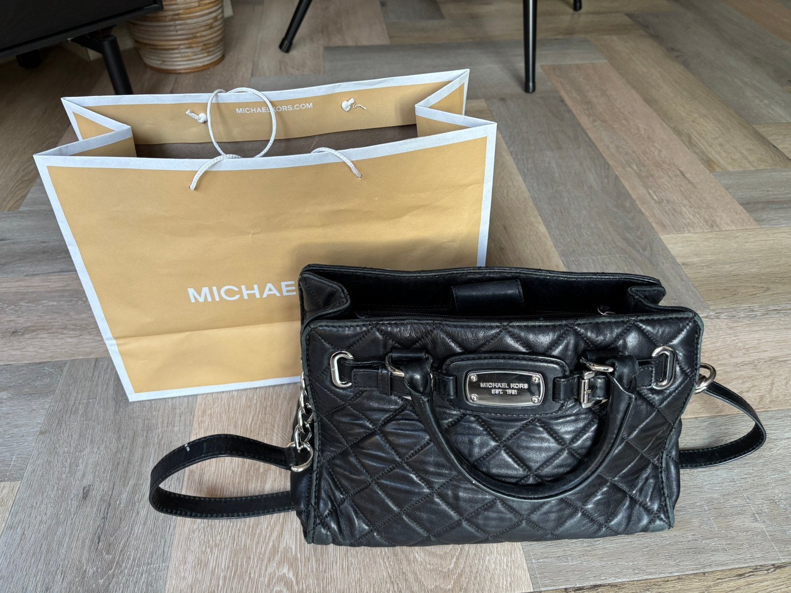Michael Kors Tas Zwart, Ophalen, Gebruikt, Zwart, Handtas