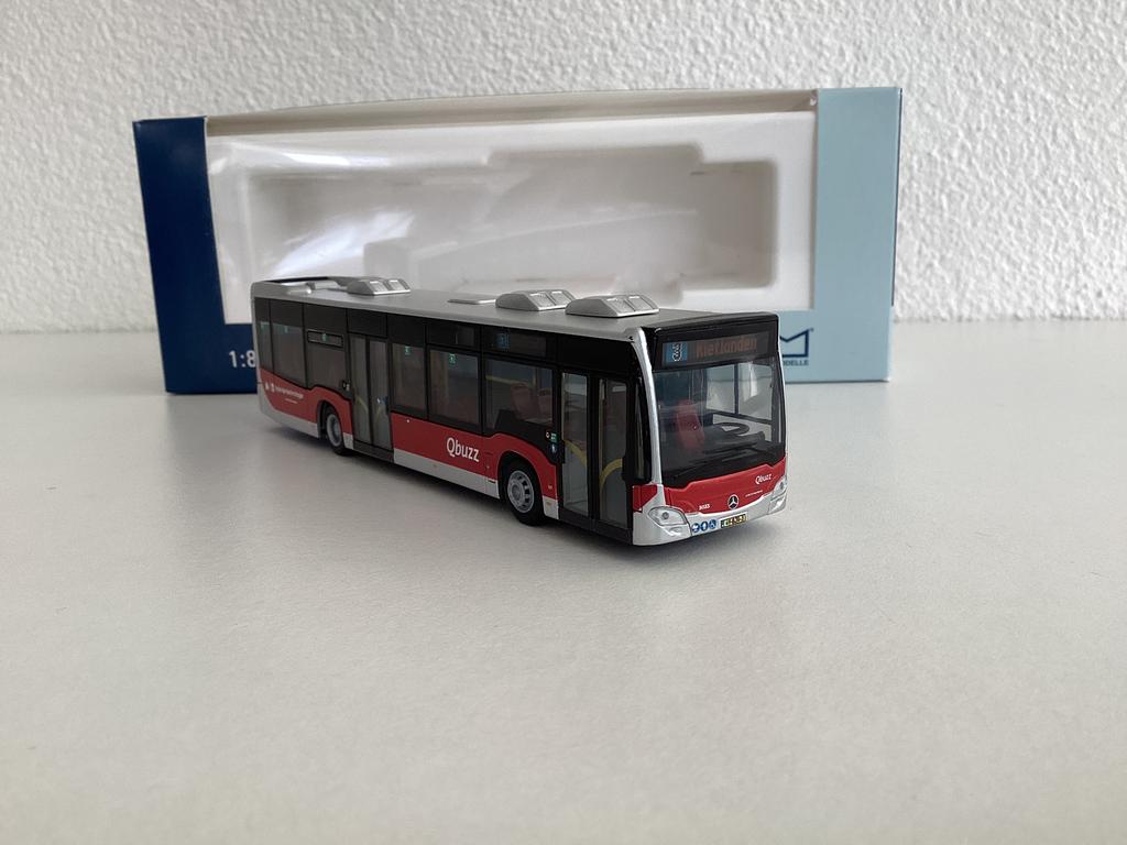 Mercedes Citaro QBuzz GD (lijn 3: Rietlanden) 1:87 Rietze, Hobby en Vrije tijd, Ophalen of Verzenden, Nieuw, Bus of Vrachtwagen