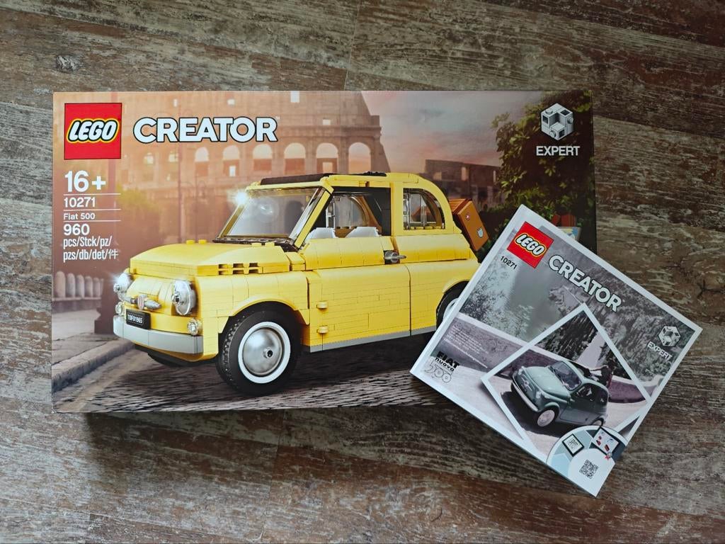 Lego 10271 Fiat 500, Ophalen of Verzenden, Zo goed als nieuw